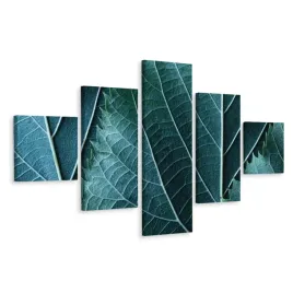 obraz-pentaptyk-liscie-zielen-z-bliska-3d-250x150