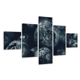 obraz-5-czesciowy-jagody-owoce-natura-3d-250x150