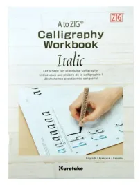 kuretake-zeszyt-do-kaligrafii-italika-z-cwiczeniami-calligraphy-workbook-it