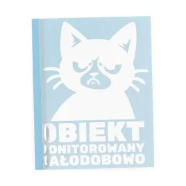 naklejka-na-samochod-obiekt-monitorowany-calodobowo-kot-zabawna