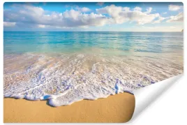 fototapeta-do-sypialni-plaza-morze-fale-3d-450x300