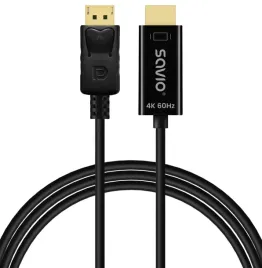 kabel-savio-cl-189-displayport-do-hdmi-4k-60-hz