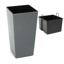 doniczka-wysoka-z-wkladem-polysk-szary-h-260-mm