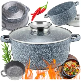 garnek-marmurowy-28cm-67l-z-pokrywa-aroma-knob-na-indukcje-gaz-lapki-2x