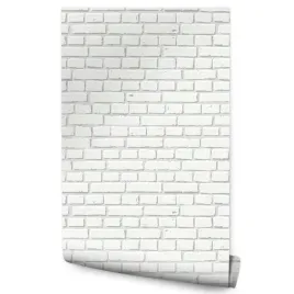 tapeta-do-salonu-biala-postarzana-cegla-efekt-3d