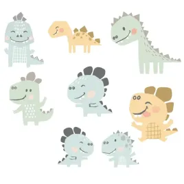 naklejki-na-sciane-kolorowe-dinozaury-50x100