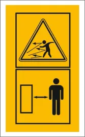 naklejka-ostrzegawcza-zachowaj-dystans-od-strefy-roboczej-ryzyko-uderzenia