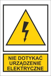 naklejka-nie-dotykac-urzadzenie-elektryczne-piorun-pomaranczowa
