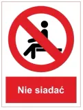naklejka-bhp-nie-siadac-p018-stan-nowy