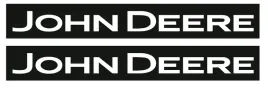 napisy-naklejka-john-deere-biale-na-czarnym-2szt