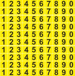naklejki-na-rozdzielnice-cyfry-zolte-100szt-13mm