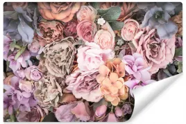 fototapeta-bukiet-kwiatow-roze-peonie-3d-450x300