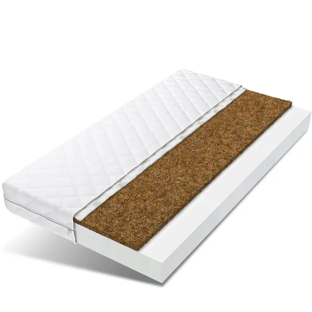 Materac 90x180 piankowy kokos coco max TWARDY
