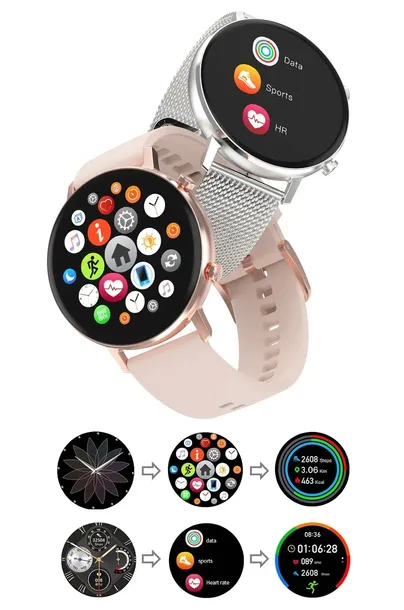 smartwatch-damski-zegarek-j-polski-puls-tetno-cisnienie-kroki-2-paski-szklo-lokalizator-gps-nie