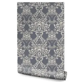 tapeta-do-przedpokoju-ornament-kwiatowy-modny-wzor