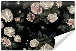 fototapeta-do-salonu-bukiet-roz-peonie-3d-400x280
