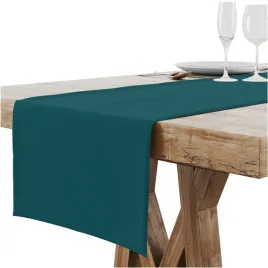bieznik-obrus-na-stol-matowy-gladki-40x140-obszyty-zakladka-2-cm-szmaragd