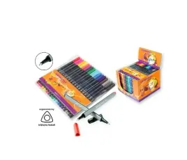 cienkopis-trojkatny-18szt-or-zw288-18