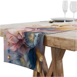 bieznik-obrus-na-stol-matowy-gladki-40x180-cm-dekoracyjny-kwiaty-wzor-142