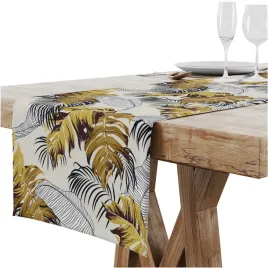 bieznik-obrus-na-stol-matowy-gladki-40x140-cm-dekoracyjny-liscie-wzor-054