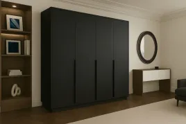 duza-szafa-4-drzwiowa-200x215cm-liza-czarna-czarne-uchwyty-polki-i-drazek