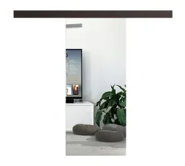 drzwi-przesuwne-nascienne-96-cm-lustro-eko-19-komplet-maskownica-wenge