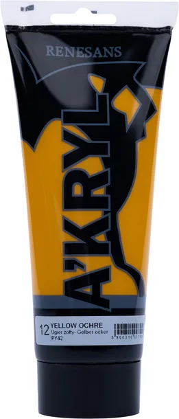 Renesans A'KRYL Farba akrylowa 200 ml 12 UGIER ŻÓŁTY