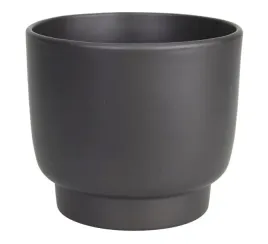 doniczka-oslonka-ceramiczna-antracytowa-mat-17cm
