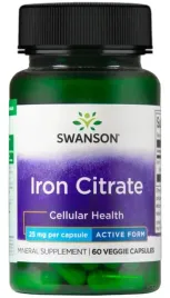 swanson-cytrynian-zelaza-25mg-anemia-iron-citrate