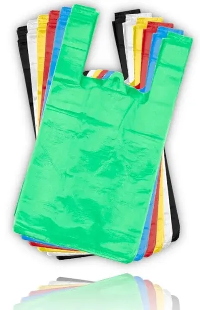 REKLAMÓWKI GRUBE ZRYWKI JEDNORAZOWE 25x45cm 100szt KOLOROWE FOLIOWE MOCNE