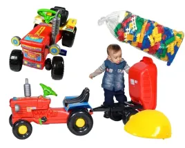 traktor-traktorek-na-pedaly-z-przyczepka-zestaw