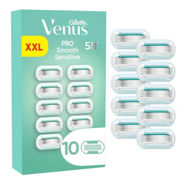 Gillette Venus Pro Smooth Sensitive wymienne wkłady do maszynki 10 szt ...