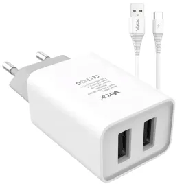 ladowarka-sieciowa-2x-usb-kabel-usb-typu-c-vayox
