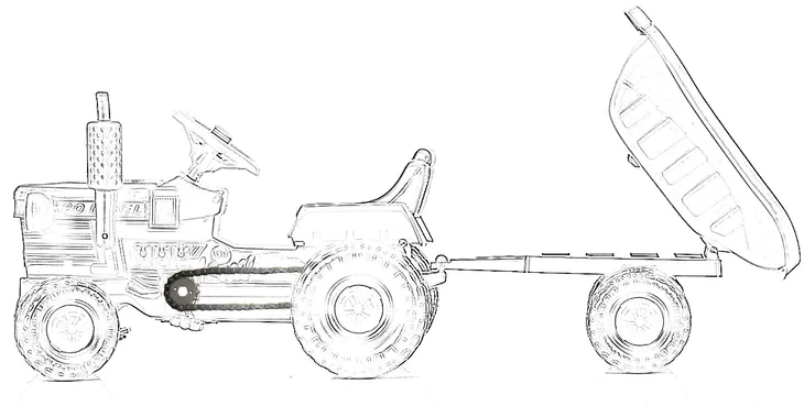 solidny-traktor-traktorek-na-pedaly-samochod-kask-stan-nowy-bohater-brak