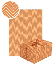 papier-prezentowy-chevron-pomaranczowy-70x200