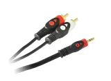 kabel-mini-jack-d-2x-rca-chinch-5m-stereo-gold-stan-nowy
