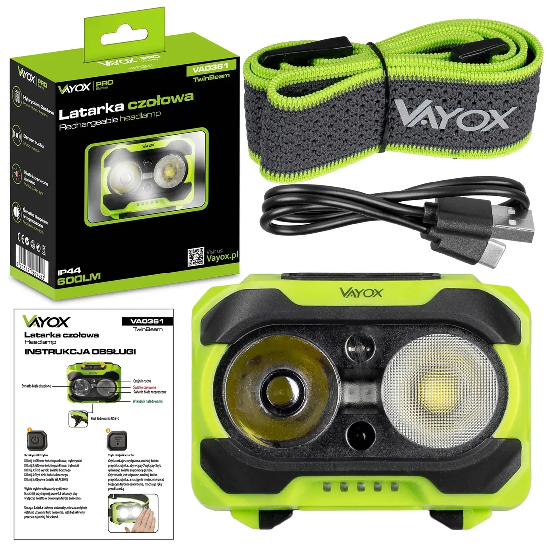 latarka-czolowa-vayox-600-lm-led