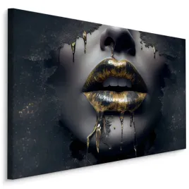 obraz-canvas-kobieca-twarz-abstrakcja-usta-100x70