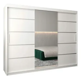 szafa-przesuwna-z-lustrem-i-nadstawka-250-cm-biel