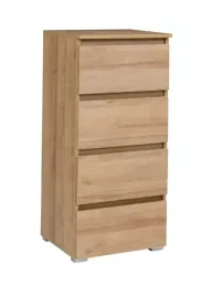 komoda-szafka-waska-4-szuflady-85-cm-dab-riviera