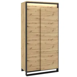 szafa-dwudrzwiowa-do-salonu-w-stylu-loft-led