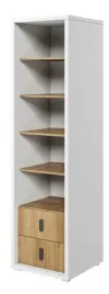 regal-waski-z-polkami-i-szufladami-do-pokoju-55-cm