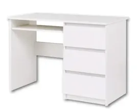 biurko-komputerowe-110-cm-bialy-mat-szuflady-tanio