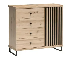 komoda-waska-102-cm-szuflady-lamele-nozki-loft
