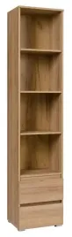 regal-waski-wysoki-polki-2-szuflady-45-cm-riviera