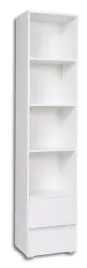 regal-do-salonu-bialy-mat-3-polki-2-szuflady