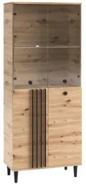 wityna-wysoka-szeroka-z-szafkami-szklana-80-cm-lamelo-l6