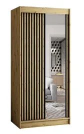 szafa-przesuwna-z-lustrem-100-cm-garderoba-lamele
