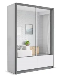 szafa-dwudrzwiowa-z-lustrem-154-cm-salon-sypialnia