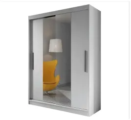 szafa-przesuwna-lustro-150-cm-biala-do-sypialni